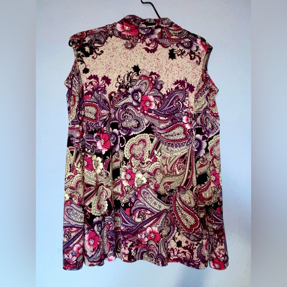Women’s Susan graver paisley blouse XL - Picture 8 of 8